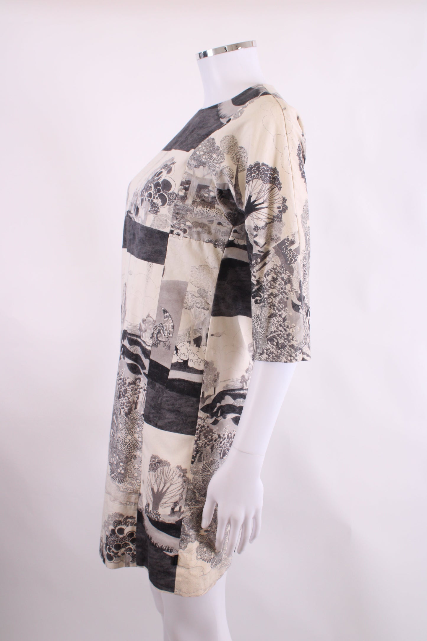 Chloe Dress Black/White 14 | O/S, Black