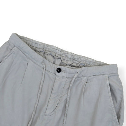 THOM SWEENEY COTTON / LINEN SHORTS CREAM 48 / S | Small, Cream