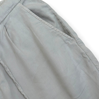 THOM SWEENEY COTTON / LINEN SHORTS CREAM 48 / S | Small, Cream