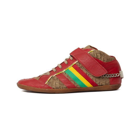 Dior Rasta Monogram Red Trainers SC: 5782