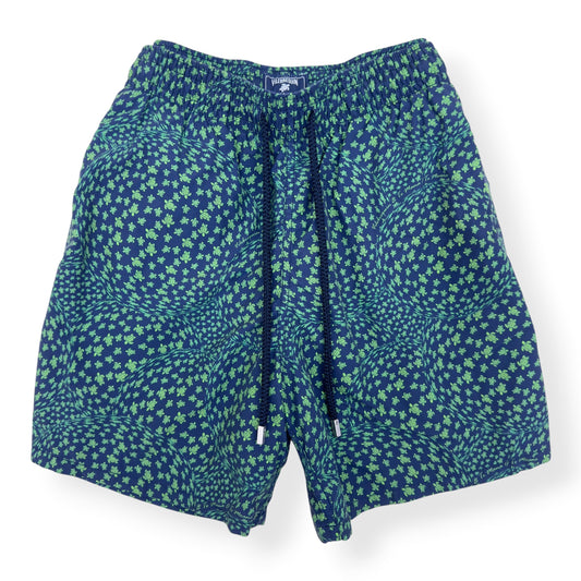VILEBREQUIN X TE MANA O TE MOANA MOOREA SWIM SHORTS NAVY / GREEN M | Medium, Green