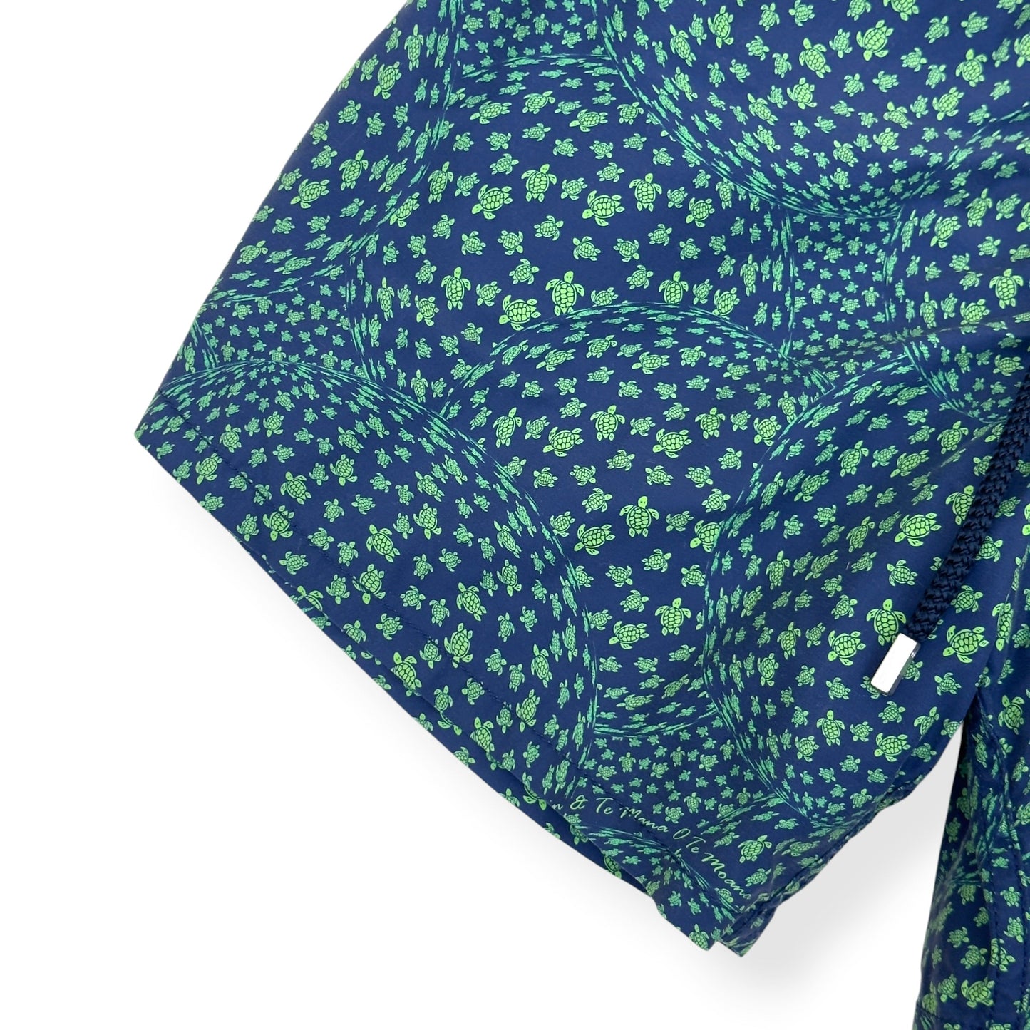 VILEBREQUIN X TE MANA O TE MOANA MOOREA SWIM SHORTS NAVY / GREEN M | Medium, Green