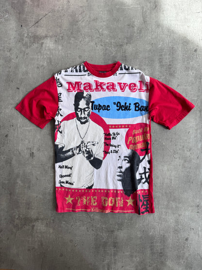 1990s Tupac Makavelli Collage Graphic Tee