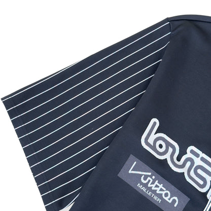 LOUIS VUITTON BASEBALL JERSEY BLACK / WHITE XXL | XXL, Black