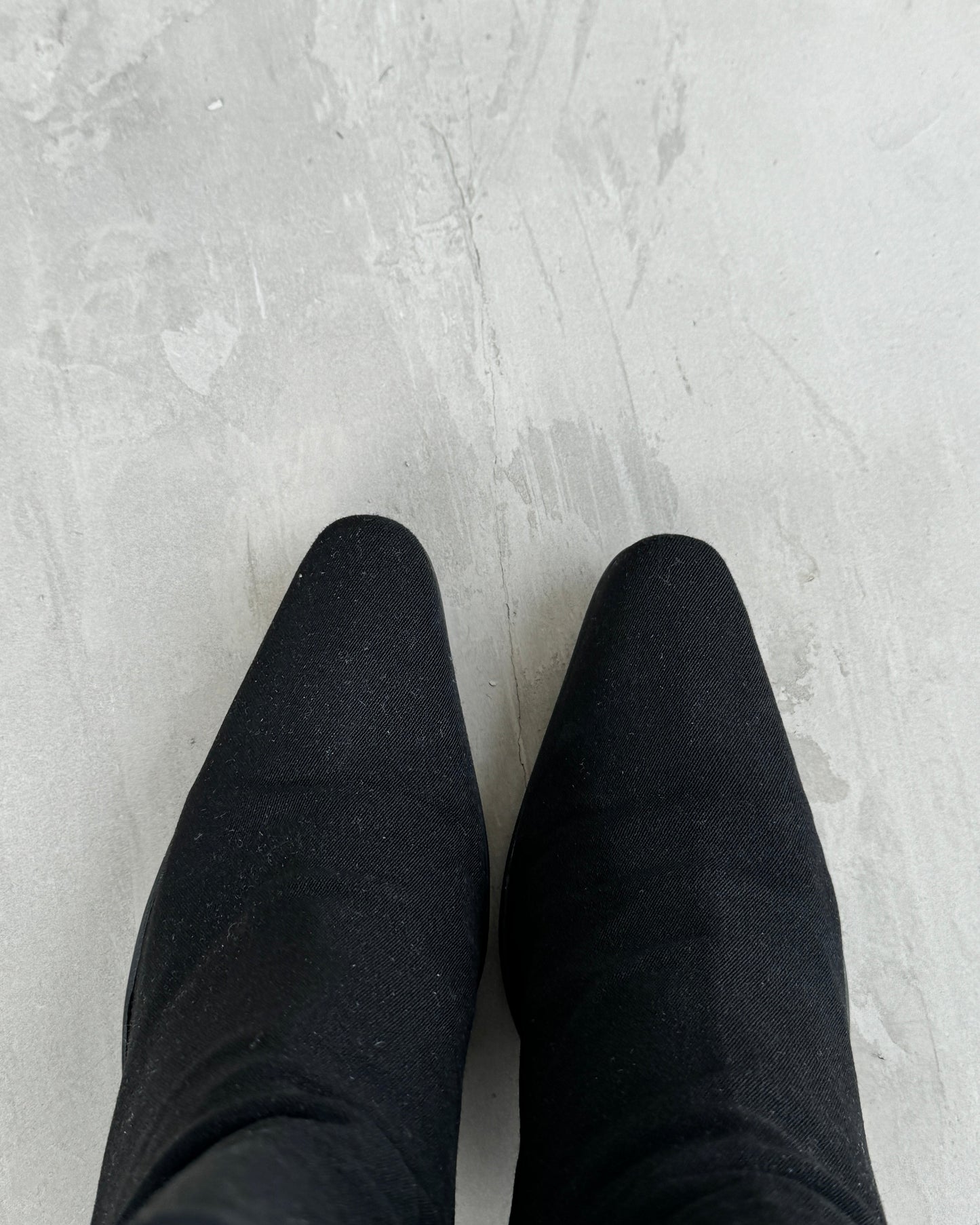 PRADA NYLON HEELED ANKLE BOOT - EU 37.5 / UK 4.5