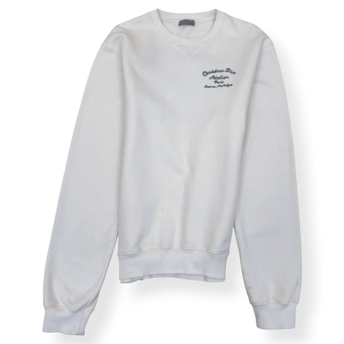 DIOR CHRISTIAN DIOR ATELIER AVENUE MONTAIGNE SWEATSHIRT WHITE XL | XL, White