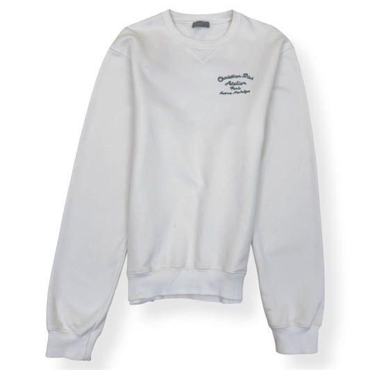 DIOR CHRISTIAN DIOR ATELIER AVENUE MONTAIGNE SWEATSHIRT WHITE XL | XL, White