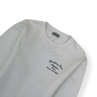 DIOR CHRISTIAN DIOR ATELIER AVENUE MONTAIGNE SWEATSHIRT WHITE XL | XL, White