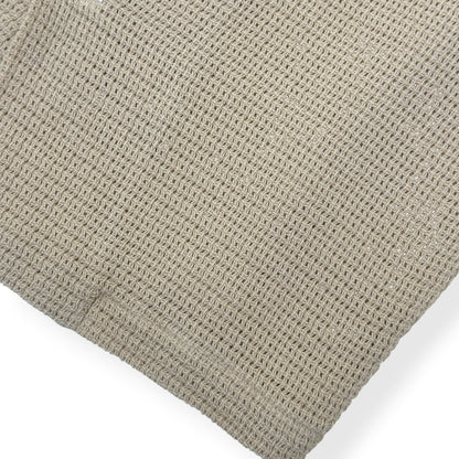 BARENA VENEZIA WAFFLE KNIT SHORT SLEEVE SHIRT BEIGE 54 / XL | XL, Beige