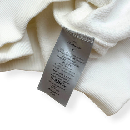 DIOR CHRISTIAN DIOR ATELIER AVENUE MONTAIGNE SWEATSHIRT WHITE XL | XL, White