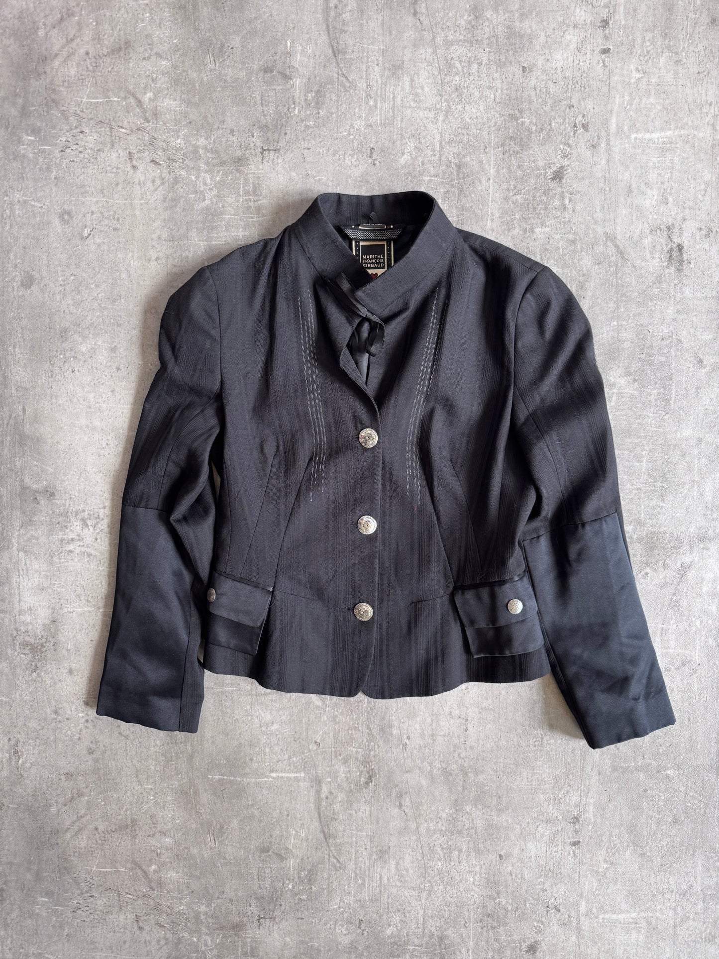 Marithé + François Girbaud Black Hybrid Blazer Jacket