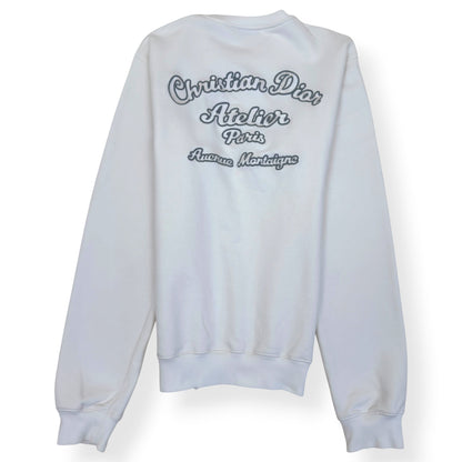 DIOR CHRISTIAN DIOR ATELIER AVENUE MONTAIGNE SWEATSHIRT WHITE XL | XL, White
