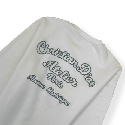 DIOR CHRISTIAN DIOR ATELIER AVENUE MONTAIGNE SWEATSHIRT WHITE XL | XL, White