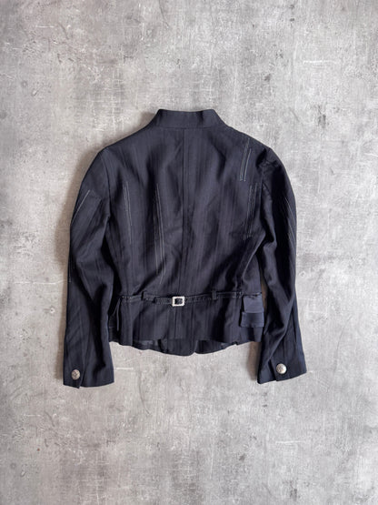 Marithé + François Girbaud Black Hybrid Blazer Jacket