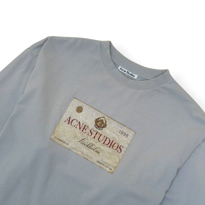 ACNE STUDIOS 1996 LOGO LONG SLEEVE T-SHIRT GREY XL | XL, Grey