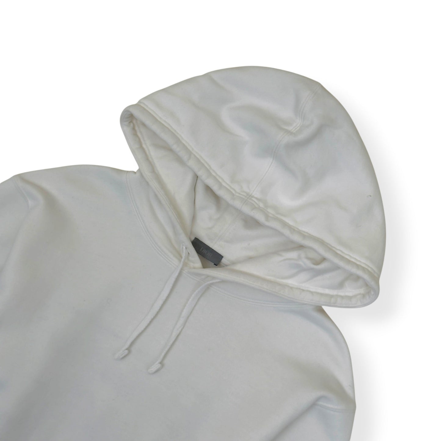 DIOR CHRISTIAN DIOR 1947 AVE MONTAIGNE HOODIE WHITE XL | XL, White