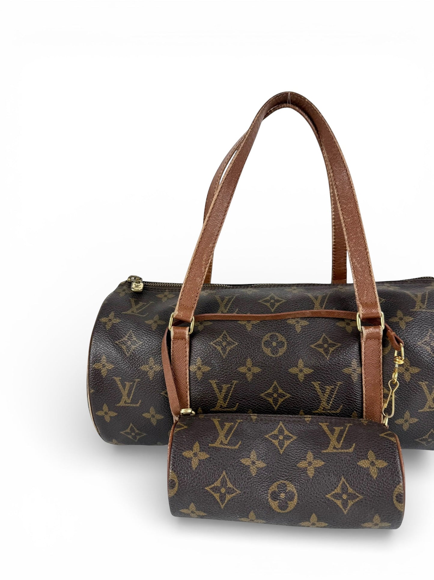 Vintage 1993 Louis Vuitton Papillon 30 + Mini Papillon Set | O/S, Brown