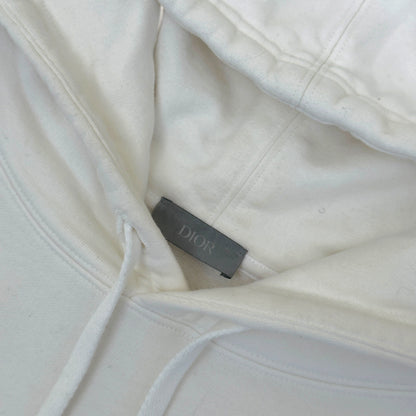 DIOR CHRISTIAN DIOR 1947 AVE MONTAIGNE HOODIE WHITE XL | XL, White