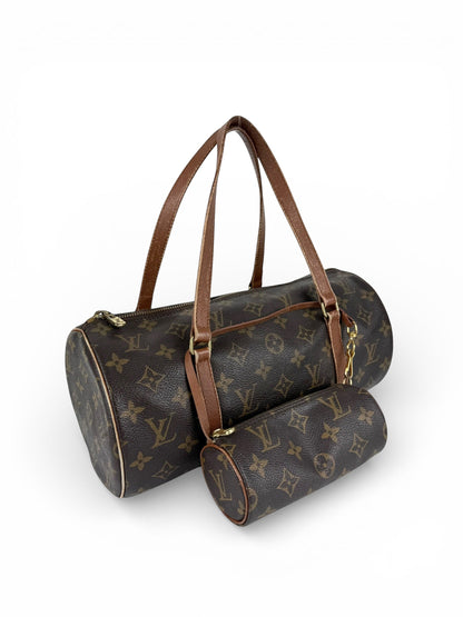 Vintage 1993 Louis Vuitton Papillon 30 + Mini Papillon Set | O/S, Brown