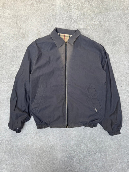 Burberry Distressed Nova Check Reversible Harrington Jacket
