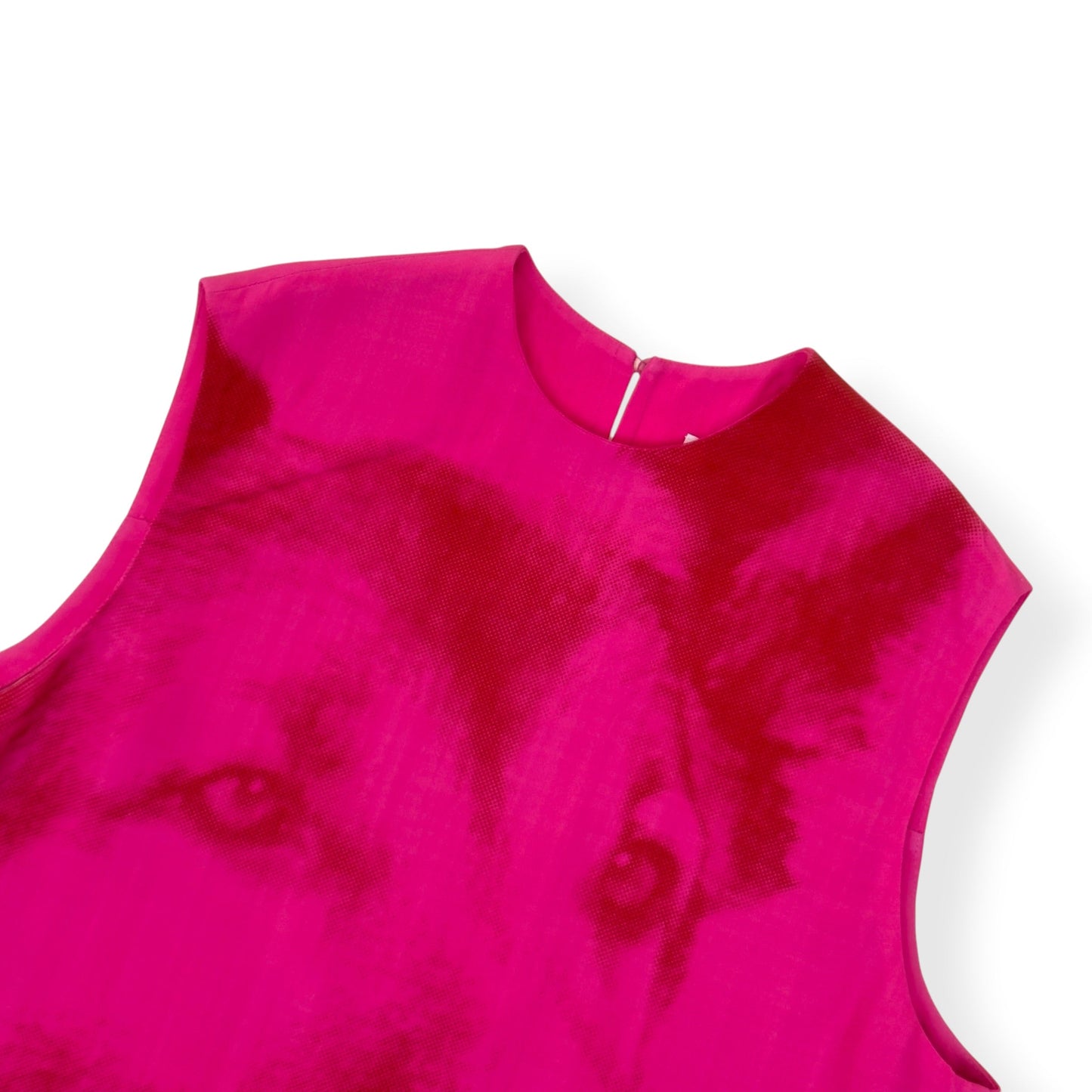 JIL SANDER WOLF PRINT TANK TOP PINK 50 / L | Large, Pink