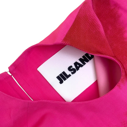JIL SANDER WOLF PRINT TANK TOP PINK 50 / L | Large, Pink