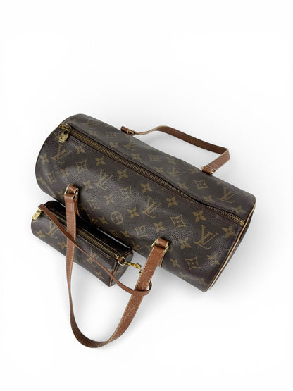 Vintage 1993 Louis Vuitton Papillon 30 + Mini Papillon Set | O/S, Brown