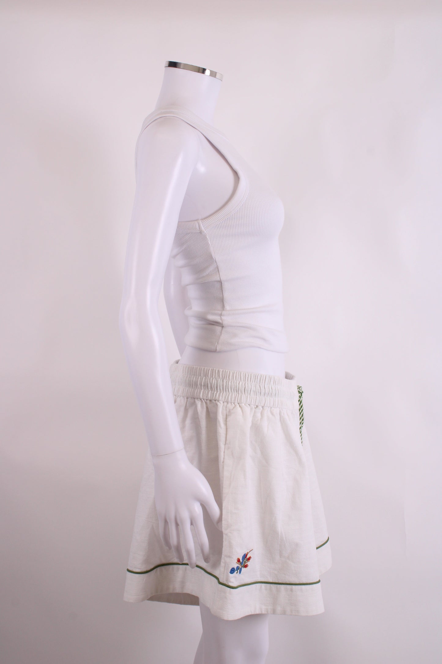 Zimmermann Palm Tree Shorts White 16 | O/S, White