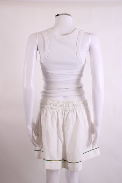 Zimmermann Palm Tree Shorts White 16 | O/S, White