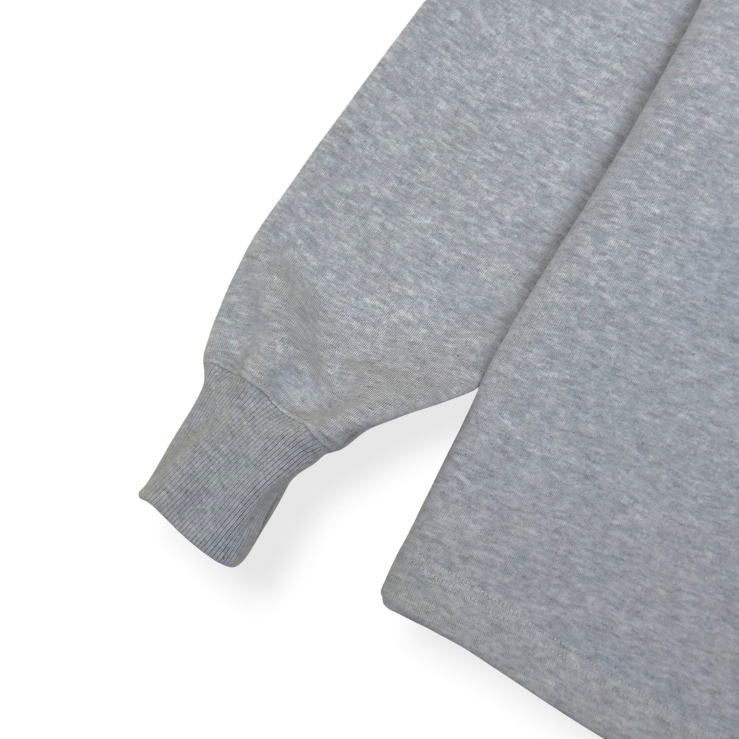 ACNE STUDIOS LOGO HENLEY SWEATSHIRT GREY L | Large, Grey