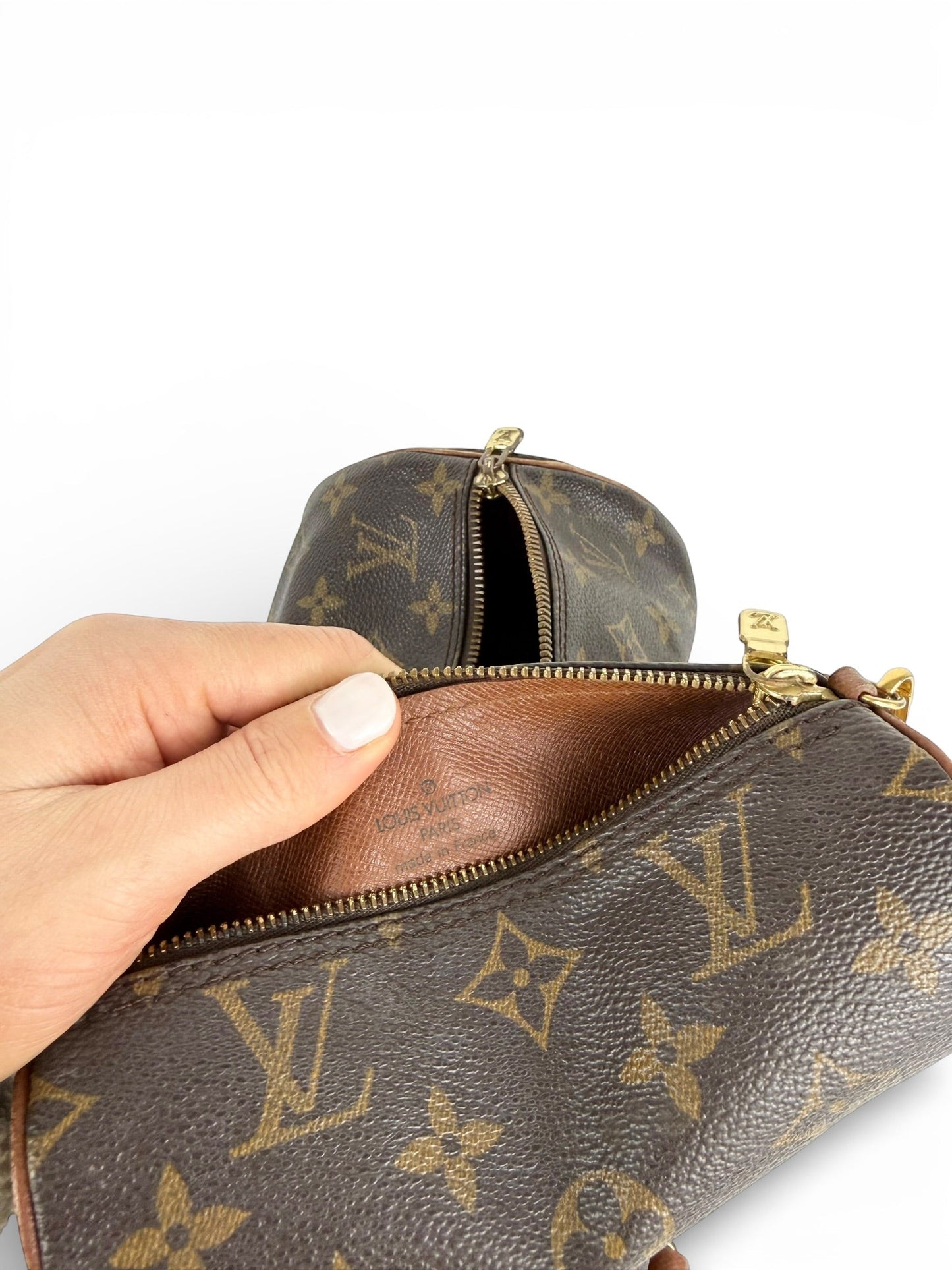 Vintage 1993 Louis Vuitton Papillon 30 + Mini Papillon Set | O/S, Brown