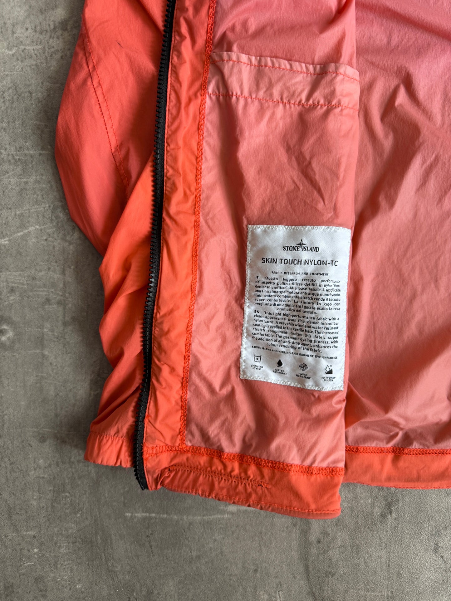 S/S 2020 Stone Island Coral Skin Touch Nylon TC Jacket