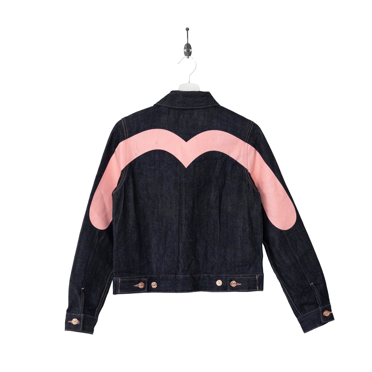 Evisu Pink Daicock Dark Denim Jacket