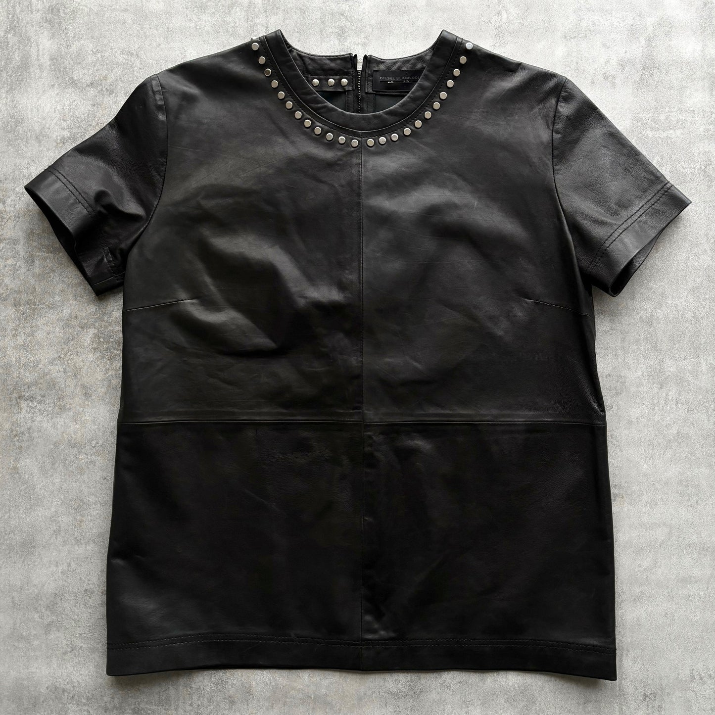 DIESEL BLACK GOLD FW15 LEATHER TOP | O/S, Multicoloured