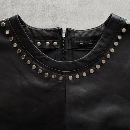 DIESEL BLACK GOLD FW15 LEATHER TOP | O/S, Multicoloured