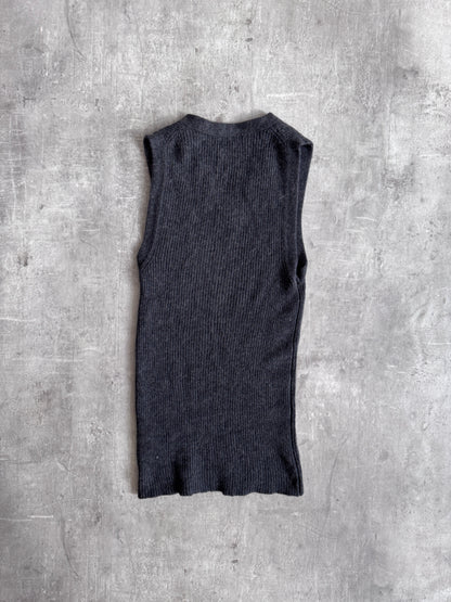 Prada Grey Cashmere Sweater Vest