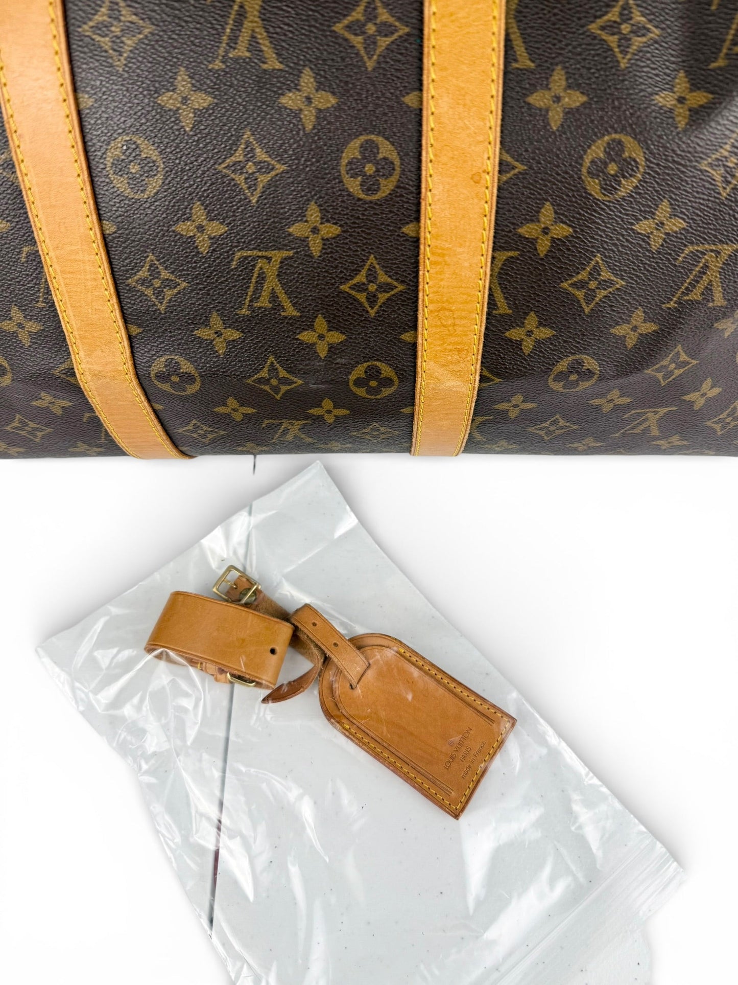 Vintage 1993 Louis Vuitton Keepall 55 Duffle Bag | O/S, Brown