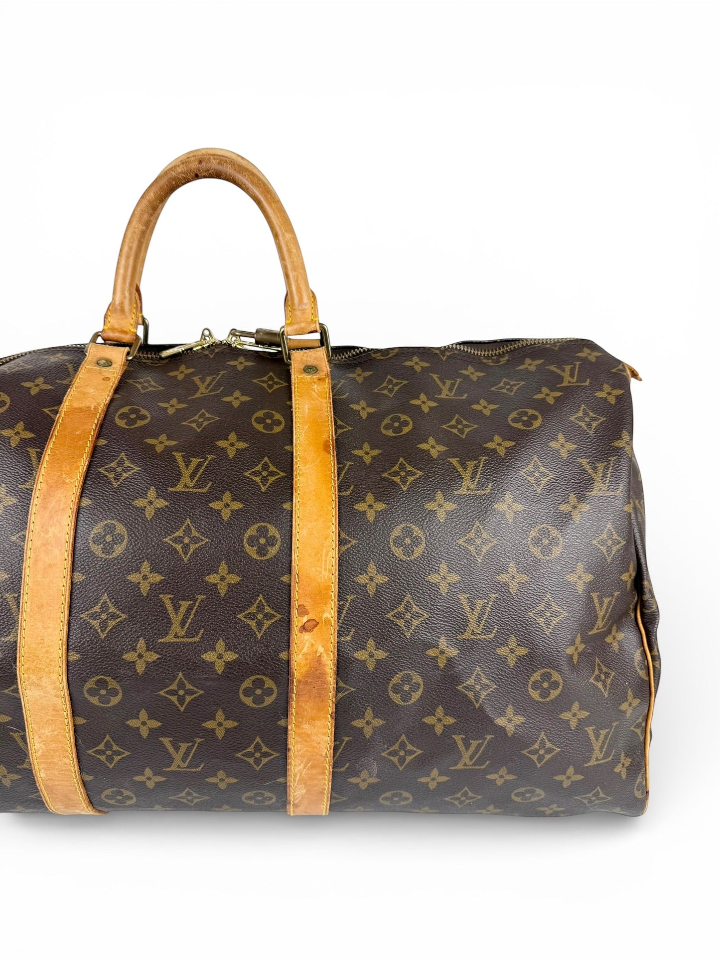 Vintage 1993 Louis Vuitton Keepall 55 Duffle Bag | O/S, Brown