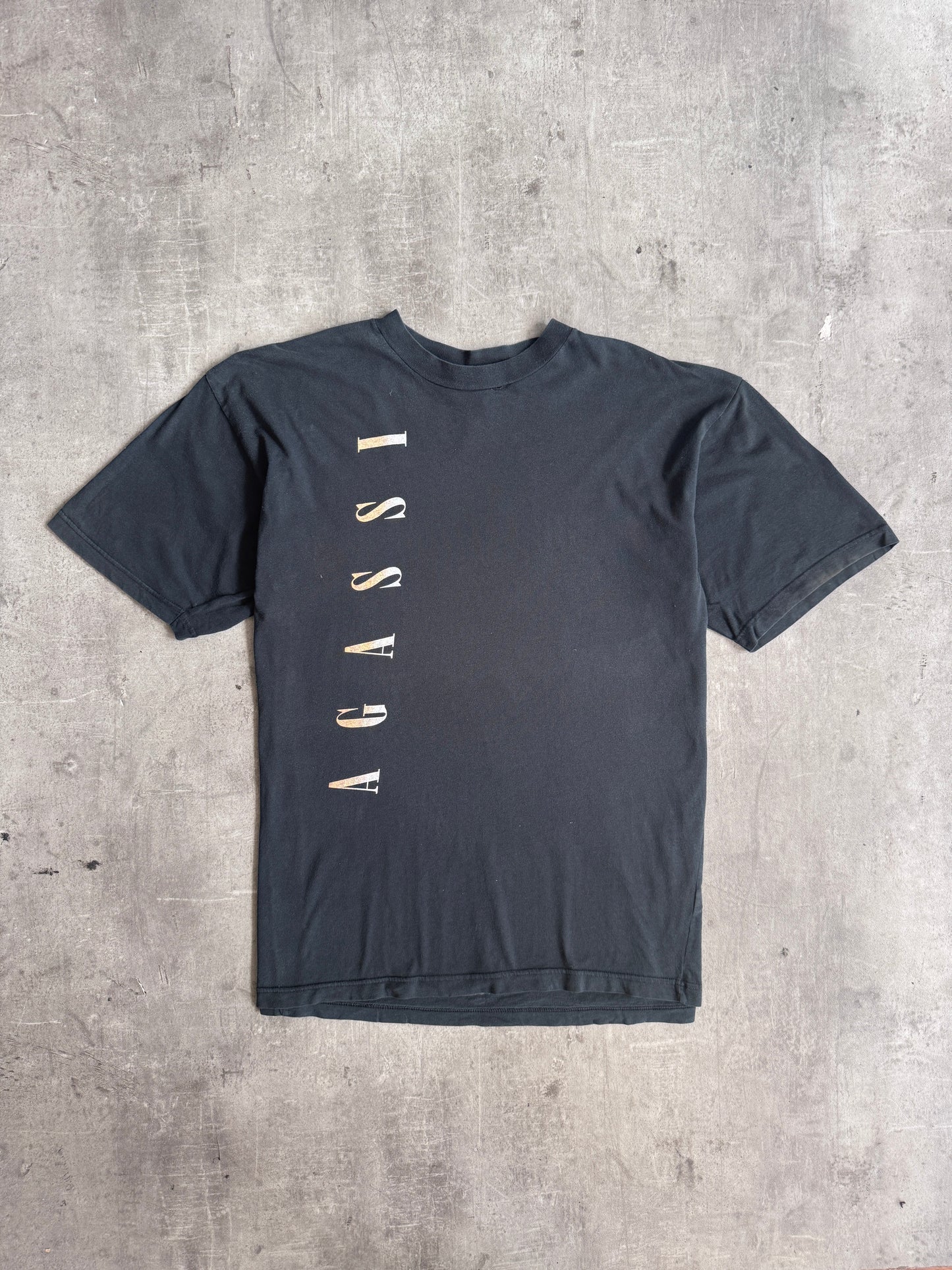 1990s Nike x Andre Agassi Vertical Print Graphic Tee | Default Title, Multicoloured