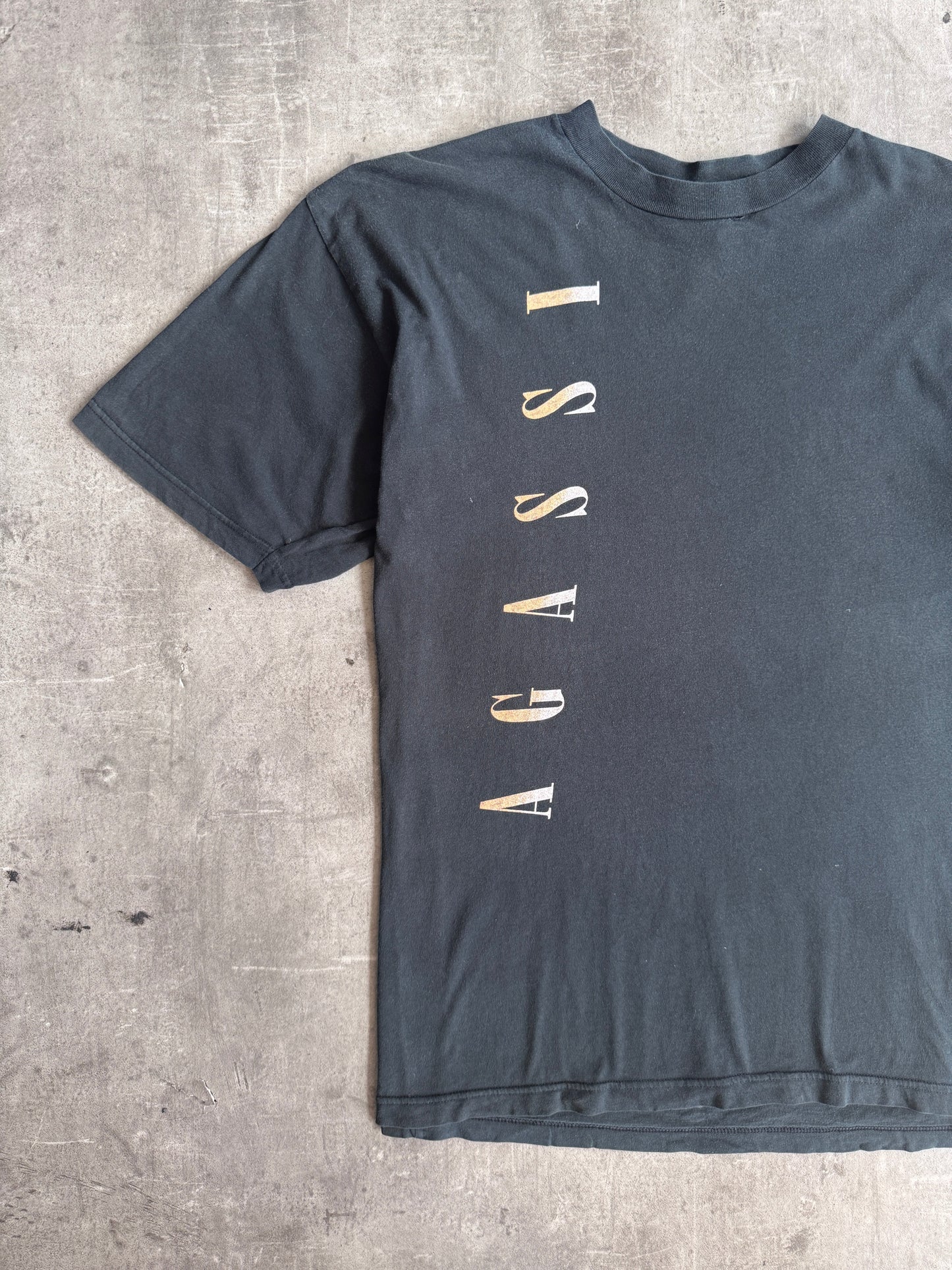 1990s Nike x Andre Agassi Vertical Print Graphic Tee | Default Title, Multicoloured