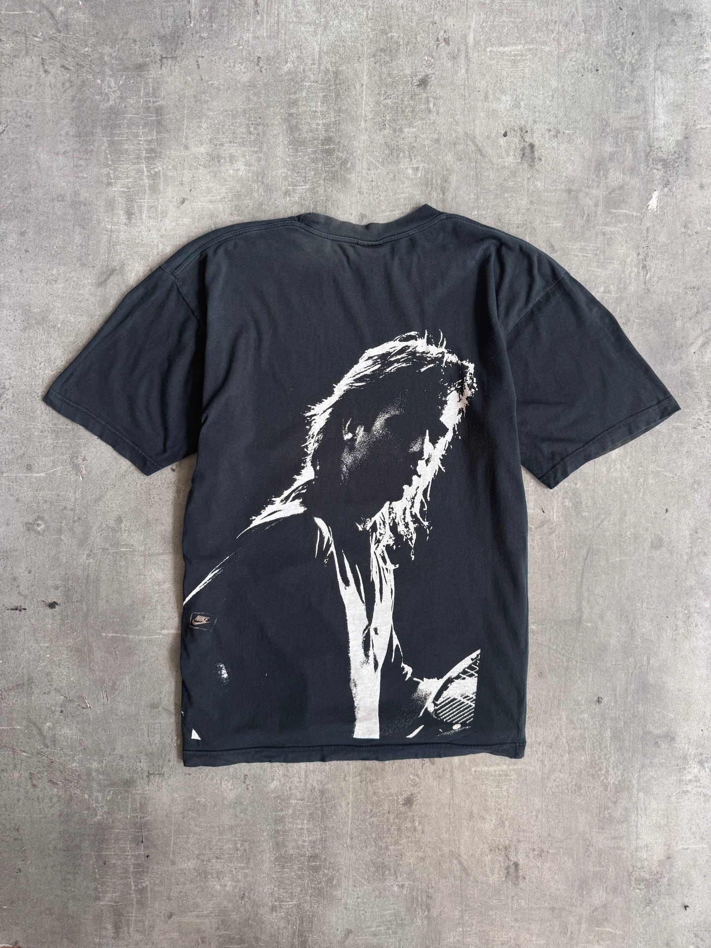 1990s Nike x Andre Agassi Vertical Print Graphic Tee | Default Title, Multicoloured