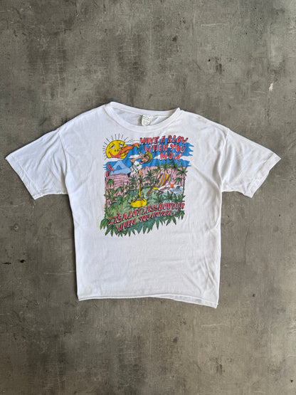 1990's "Have A Blow When Ya Mow" Relaxation Single Stitch Graphic Tee | Extra Large, Multicoloured