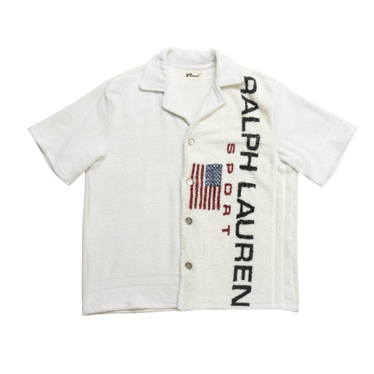 VT Rework : Ralph Lauren Towelling Button Down Shirt