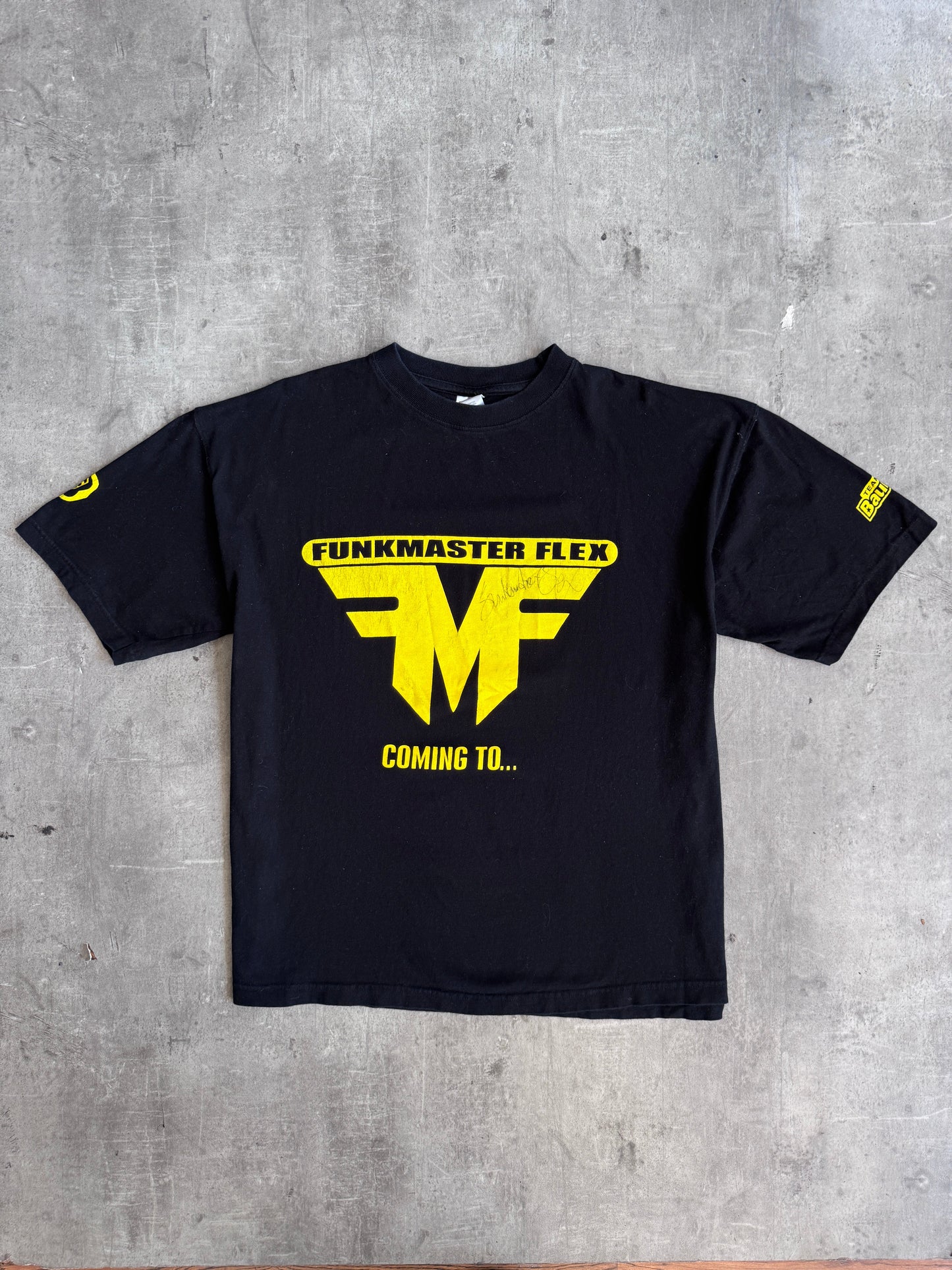 Funk Master Flex "The Mixtape" Signed Graphic Tee | Extra Large, Multicoloured