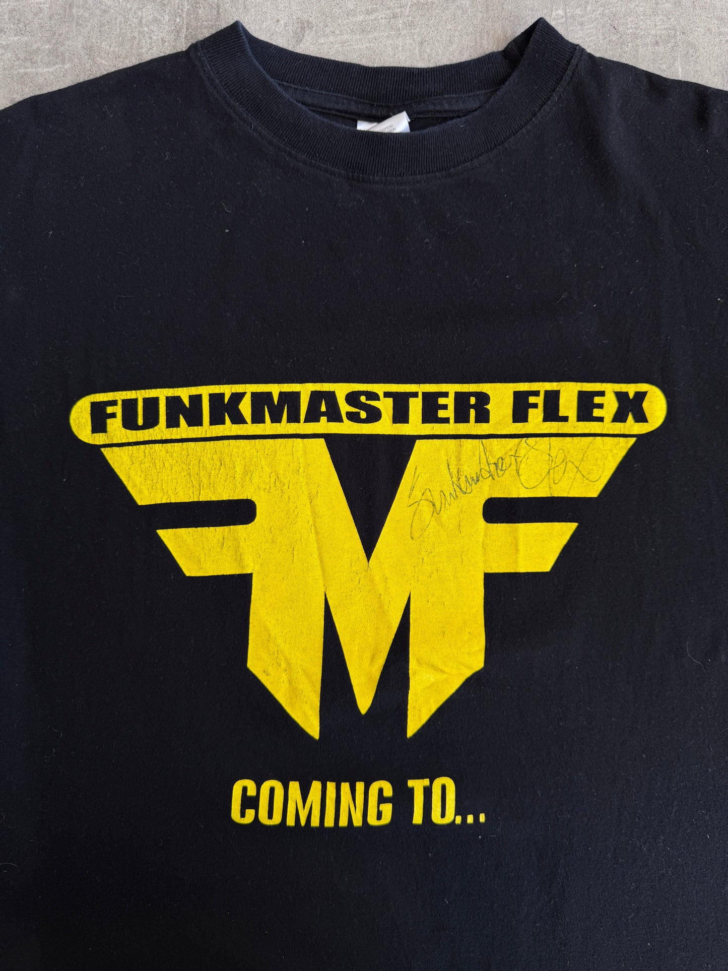 Funk Master Flex "The Mixtape" Signed Graphic Tee | Extra Large, Multicoloured