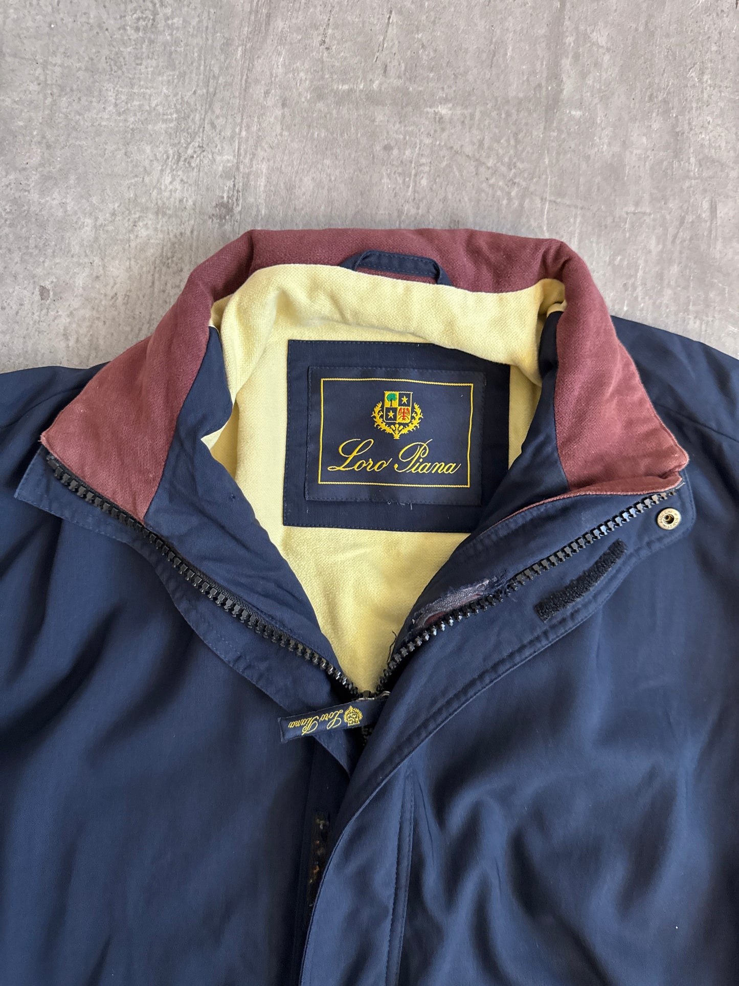 Loro Piana Navy Defenders Padded Navy Jacket (sold as seen)