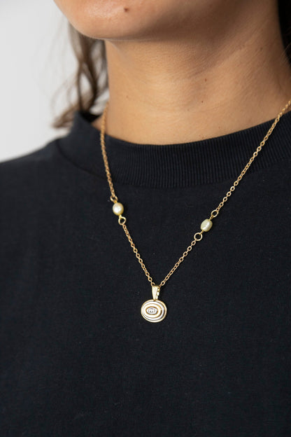 VT Rework: Gucci GG Layered Logo Gold Pearled Link Chain Necklace