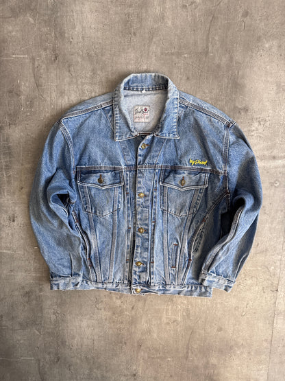 1990s Diesel Embroidered Denim Trucker Jacket