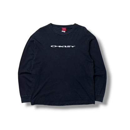 Vintage Oakley Graphic Long Sleeve T Shirt (L)