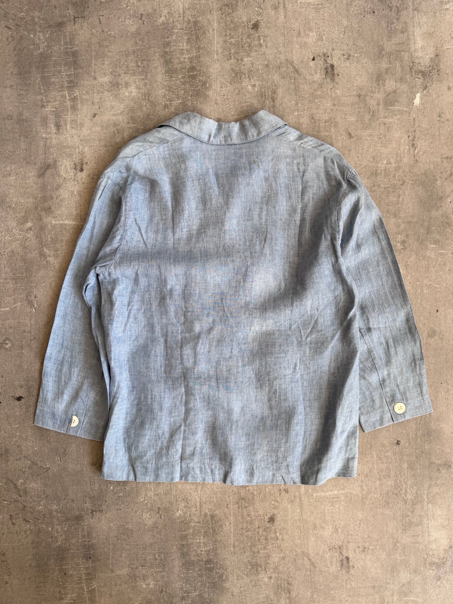 Christian Dior Sports Logo Patchpocket Light Linen Shirt | Medium, Multicoloured